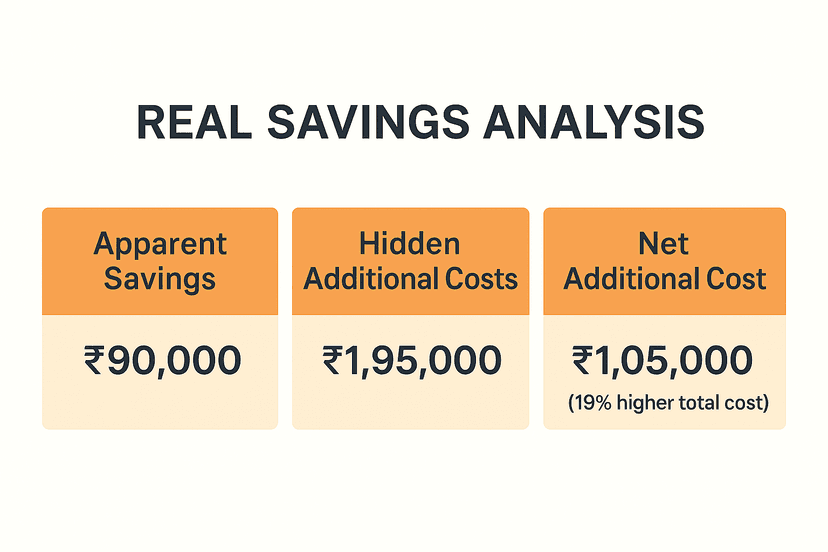 Real Savings Analysis